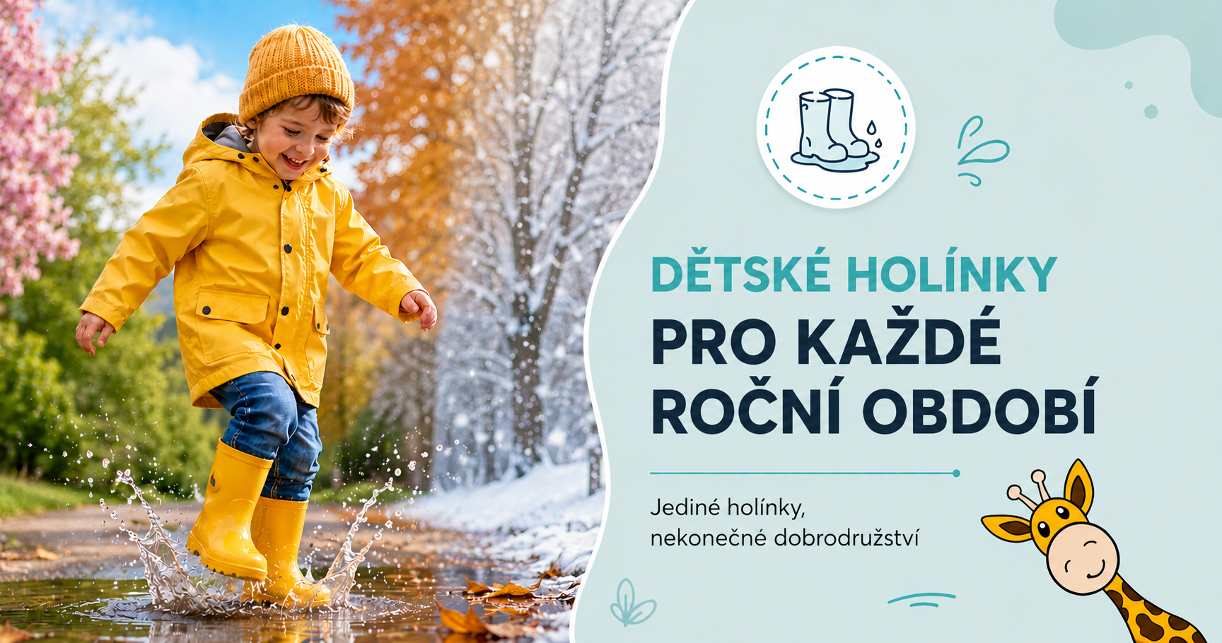 gumáky pro každé roční období